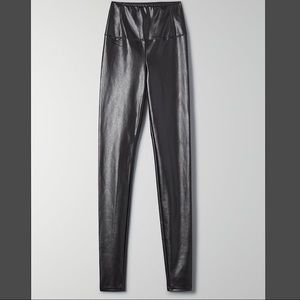 Aritzia - vegan leather legging